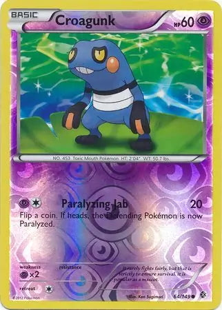 Boundaries Crossed Croagunk #64/149 reverse holo